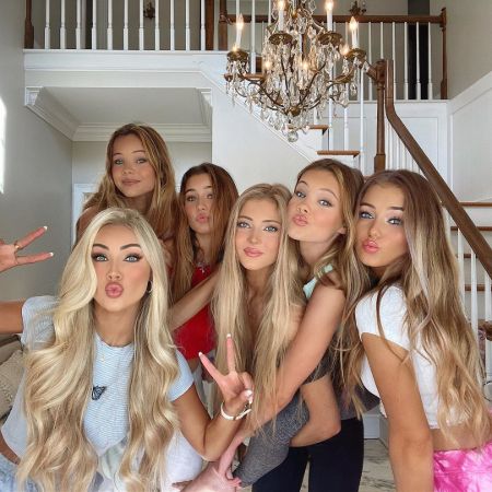 Katerina Rozmajzl and her five younger sisters