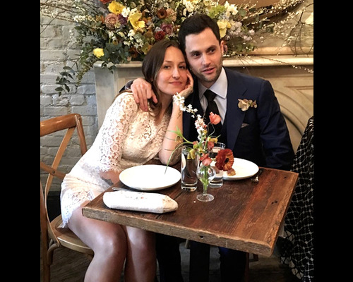 This image has an empty alt attribute; its file name is American-Musician-Penn-Badgley-with-his-gorgeous-wife.-Image-Source-liver-1.jpg