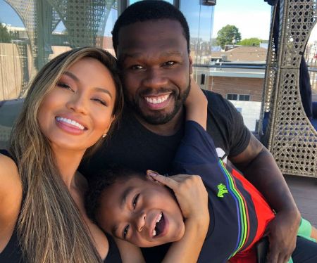 Daphne Joy with her ex-boyfriend, 50 Cent, and their son, Sire Jackson