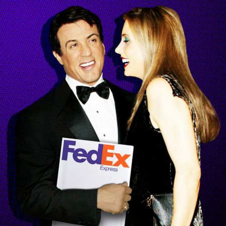 Stallone broke up with Flavin via FedEx
