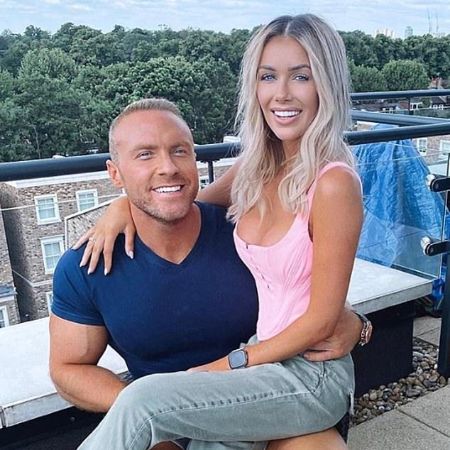 Laura Anderson's relationship with her trainer Tom was announced by the air hostess in May 2020
