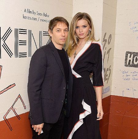 Kershaw with her then-boyfriend Matthew Hutchinson during the Kenzo Snowbird Launch 
Image Source: Daily Mail