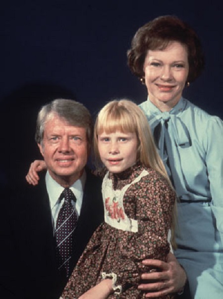 Amy Carter with her parents
