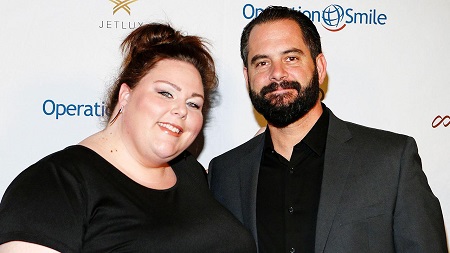 Martyn Eaden and ex-wife Chrissy Metz 
