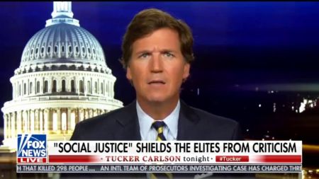 Tucker Carlson hosts the nightly Tucker Carlson Tonight show on Fox News