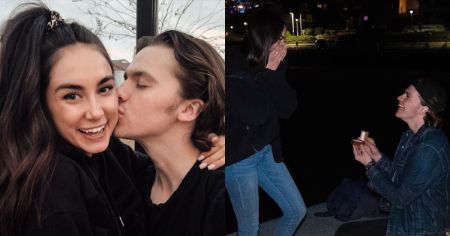 Joel proposed to his girlfriend Mia Scholink back in February 2020

Image Source: Pop Sugar