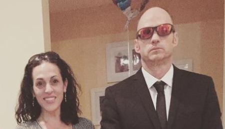 Brian Stepanek with wife Parisa Stepanek