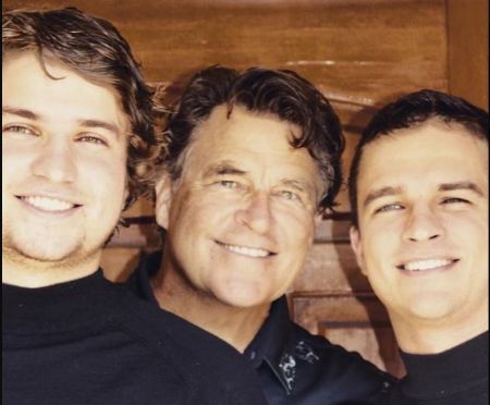 Gigi Rice's husband Ted McGinley and sons
