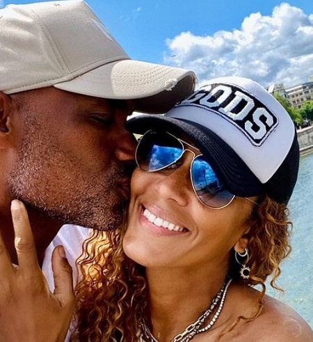 Boris Kodjoe with his wife, Nicole Ari Parker