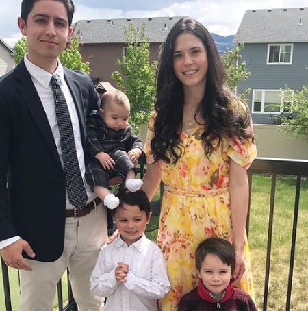 Lorenzo James Henrie and his family
