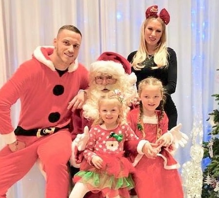 Sarah Arnautovic with her happy family