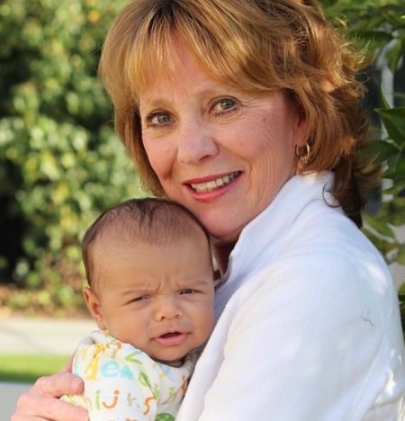 Angela Unkrich's mom and her child