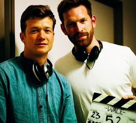 Ed Speleers in the set of Wale