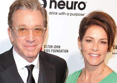 Jane with her husband, Tim Allen
