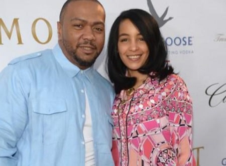 Monique Idlett with her former husband Timbaland