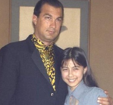 Ayako Fujitani and her dad, Steven