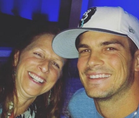 Rick Malambri with his mother