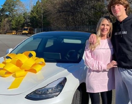 Baylen Levine bought a Tesla for his mother