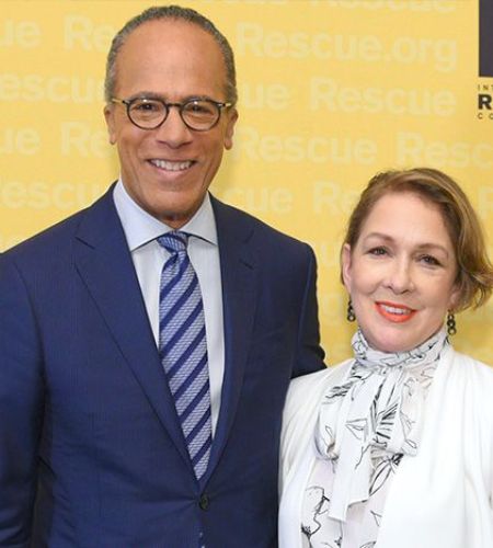 This image has an empty alt attribute; its file name is June-Holts-son-Lester-Holt-attendewith-his-gorgeous-wife-Carol-Hagen.jpg