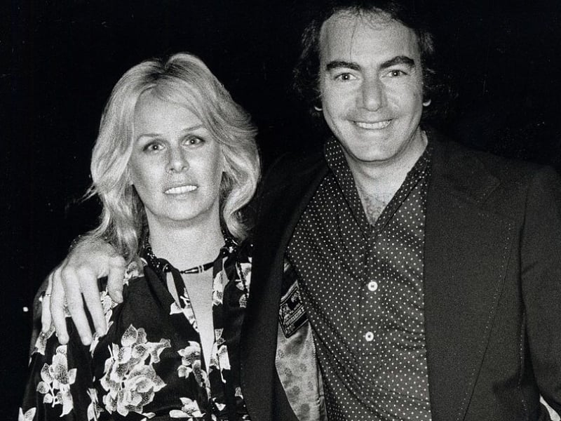 Neil Diamond and wife Marcia circa 1981 in New York City